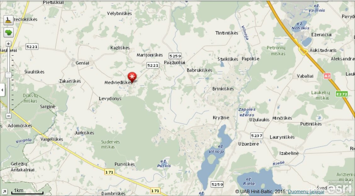 Parduodamas sklypas Vilniaus rajono sav., Medviediškėse