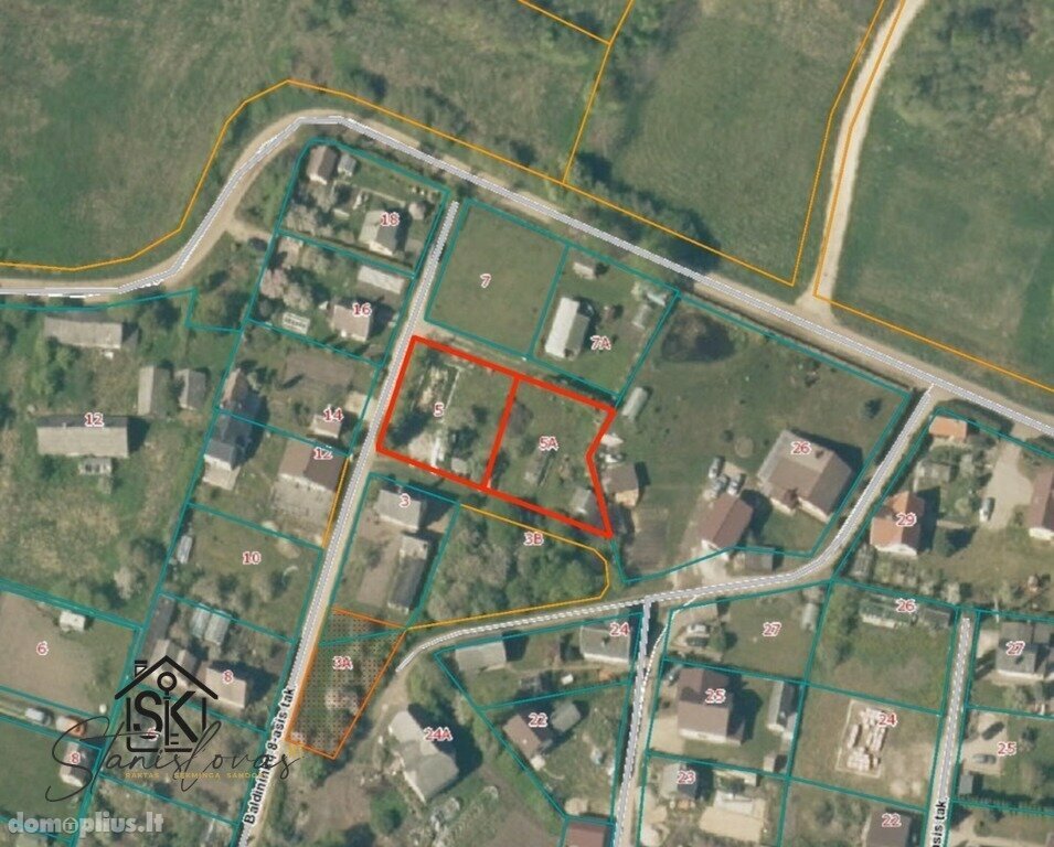 Parduodamas sklypas Šilutės rajono sav., Šilutėje, Baldininkų 8-asis tak.