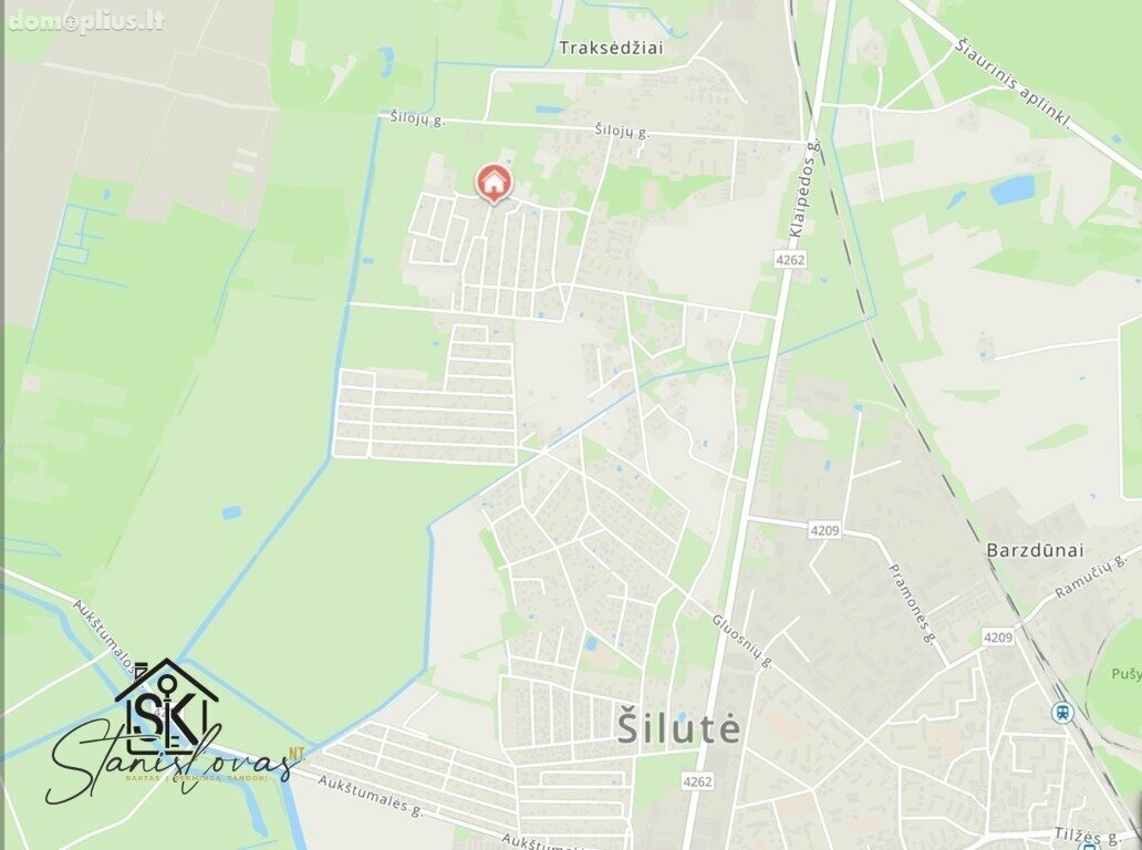 Parduodamas sklypas Šilutės rajono sav., Šilutėje, Baldininkų 8-asis tak.