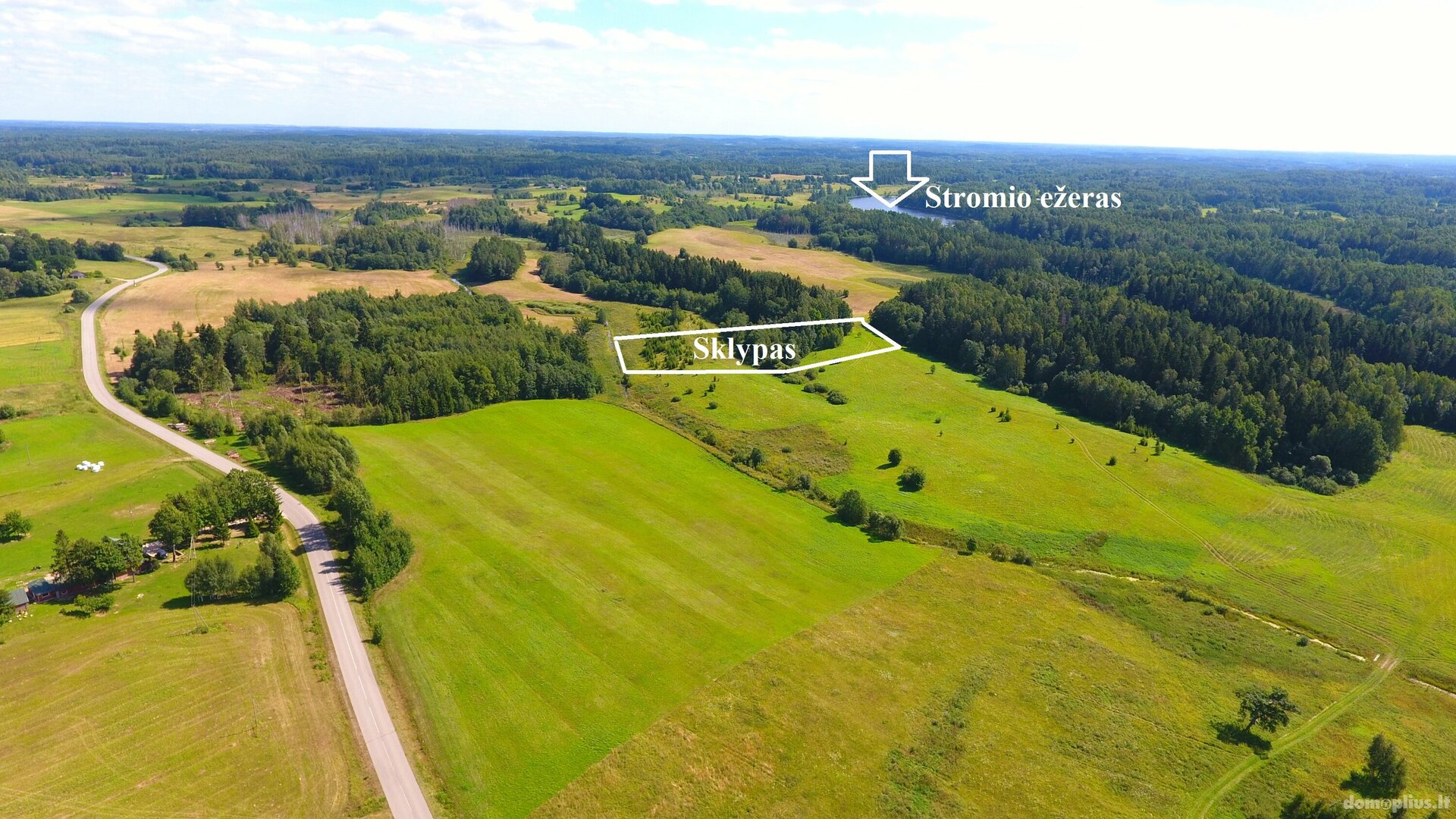 Parduodamas sklypas Zarasų rajono sav., Gaspariškėse