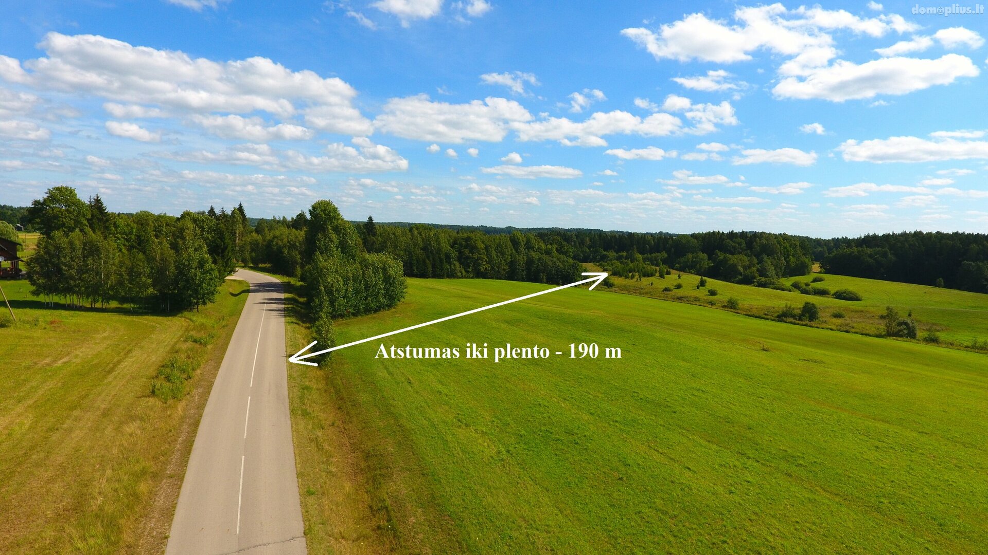 Parduodamas sklypas Zarasų rajono sav., Gaspariškėse