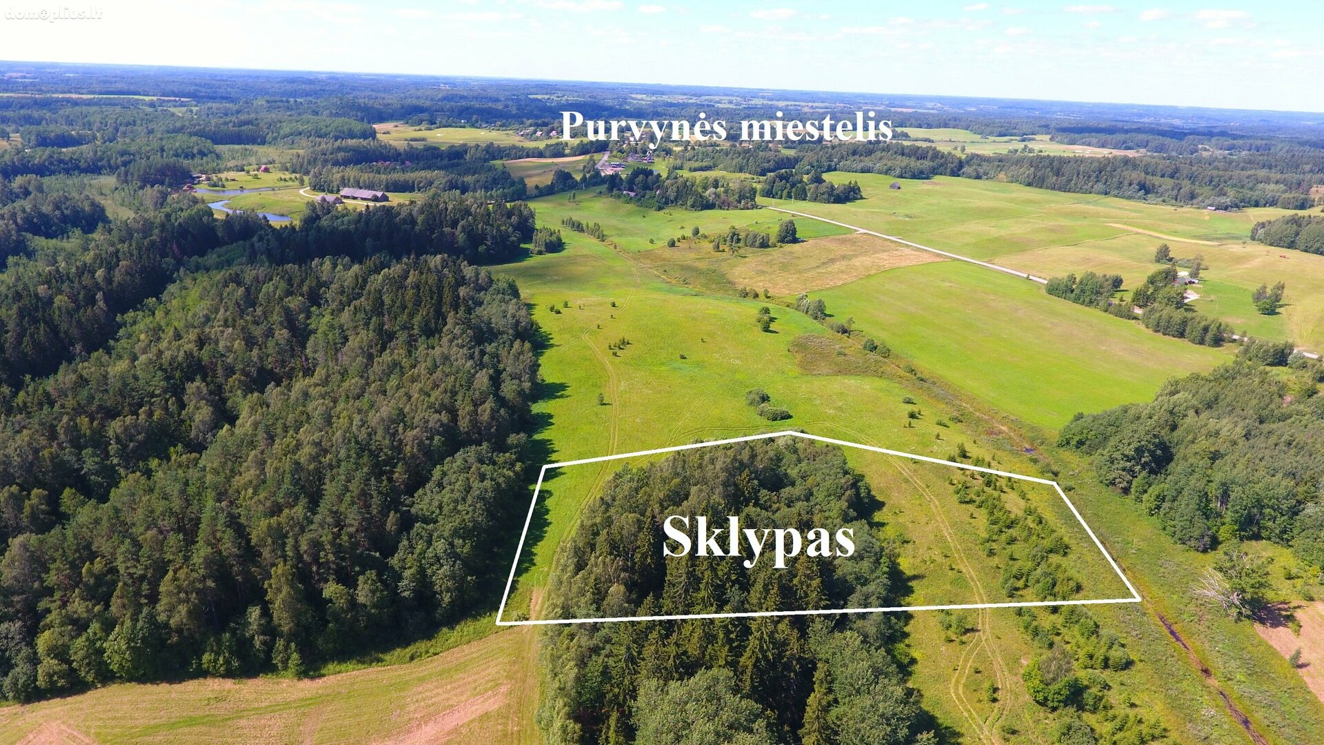 Parduodamas sklypas Zarasų rajono sav., Gaspariškėse