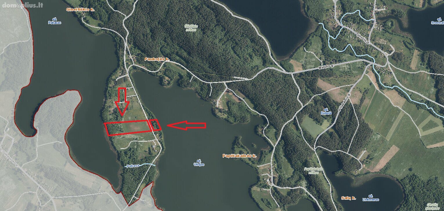 Land for sale Ignalinos rajono sav., Paukojėje
