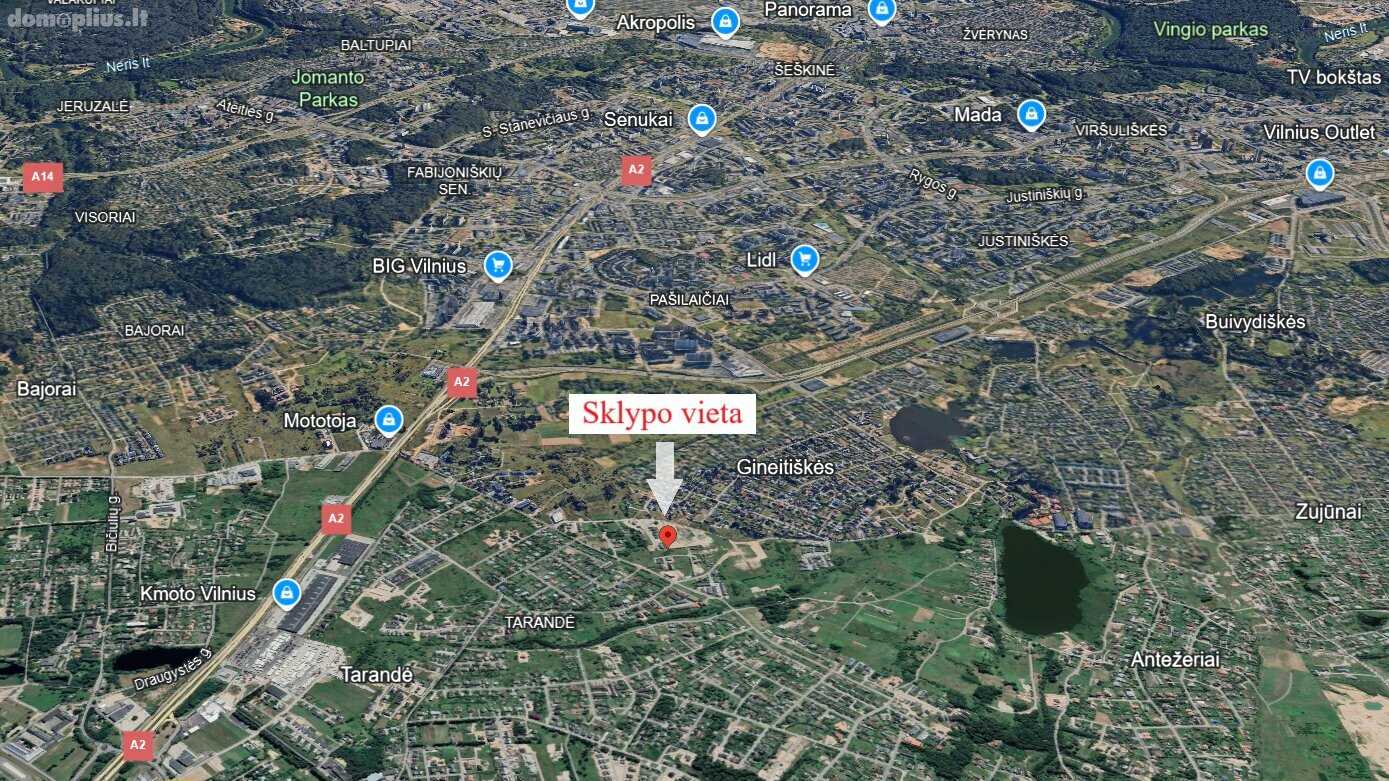 Land for sale Vilniuje, Tarandėje, Užubalių g.