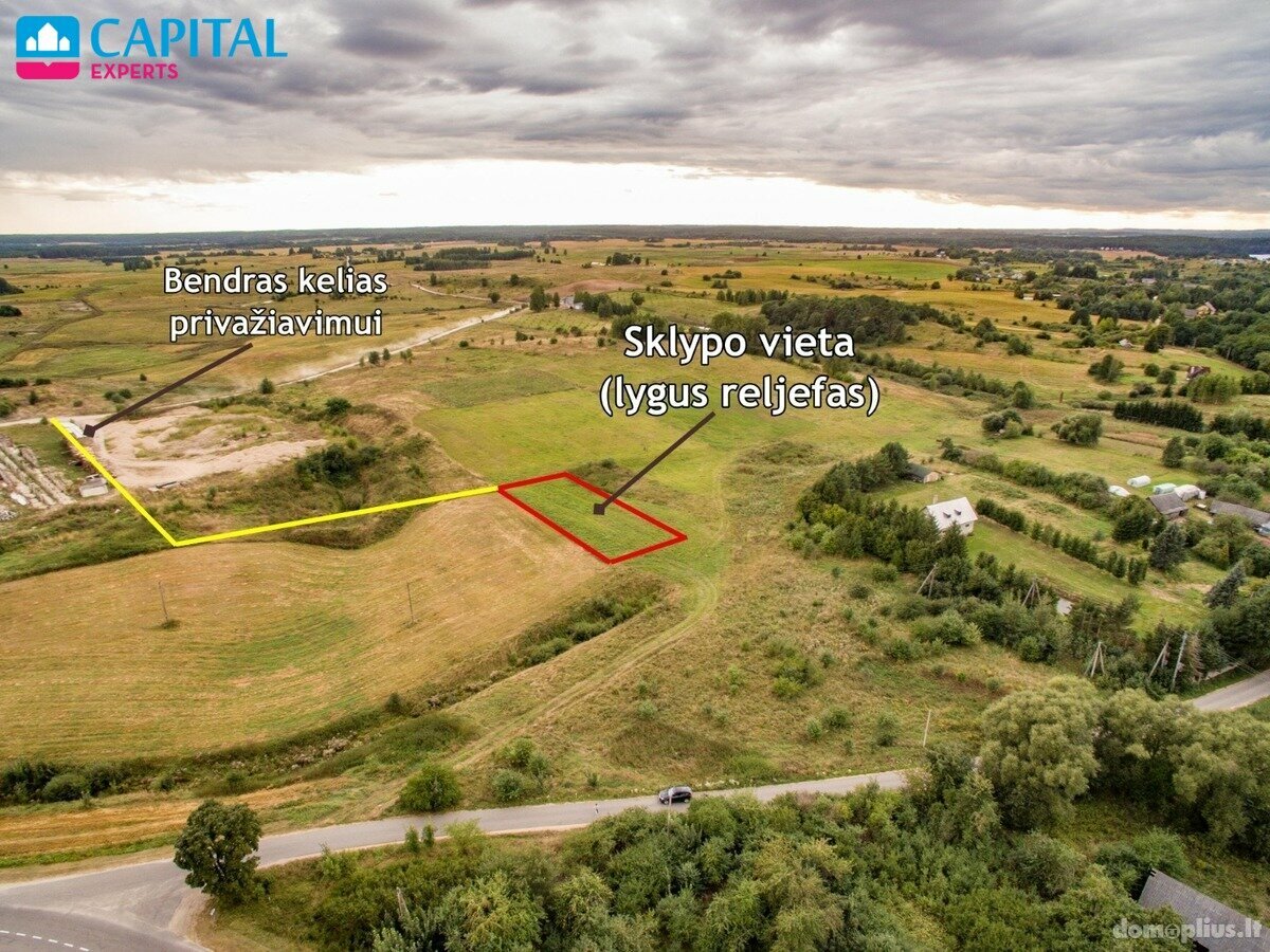 Parduodamas sklypas Trakų rajono sav., Salkininkuose, Gėlių g.
