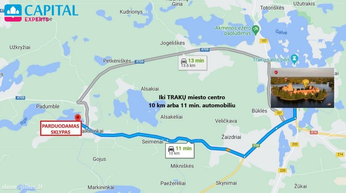 Parduodamas sklypas Trakų rajono sav., Salkininkuose, Gėlių g.