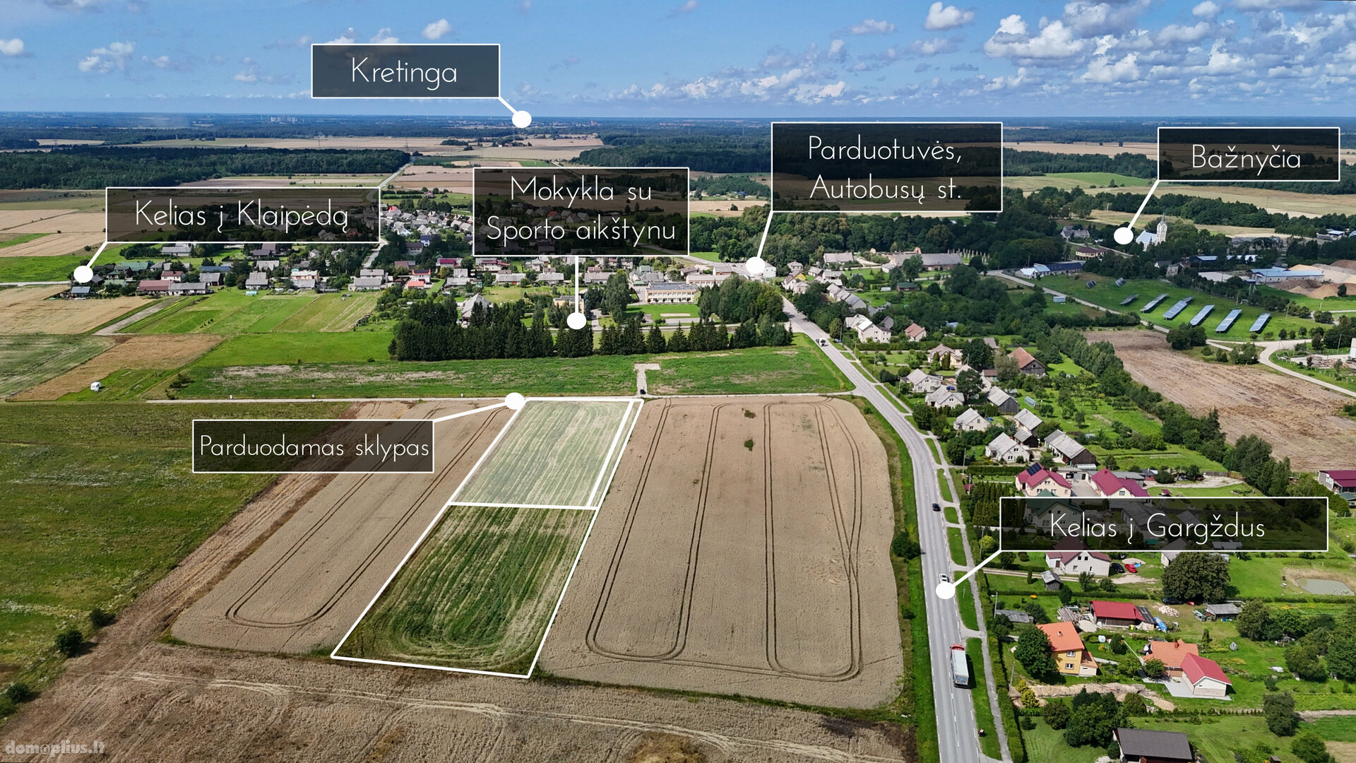 Parduodamas sklypas Kretingos rajono sav., Jokūbave, Jokūbo Ignoto Nagurskio g.