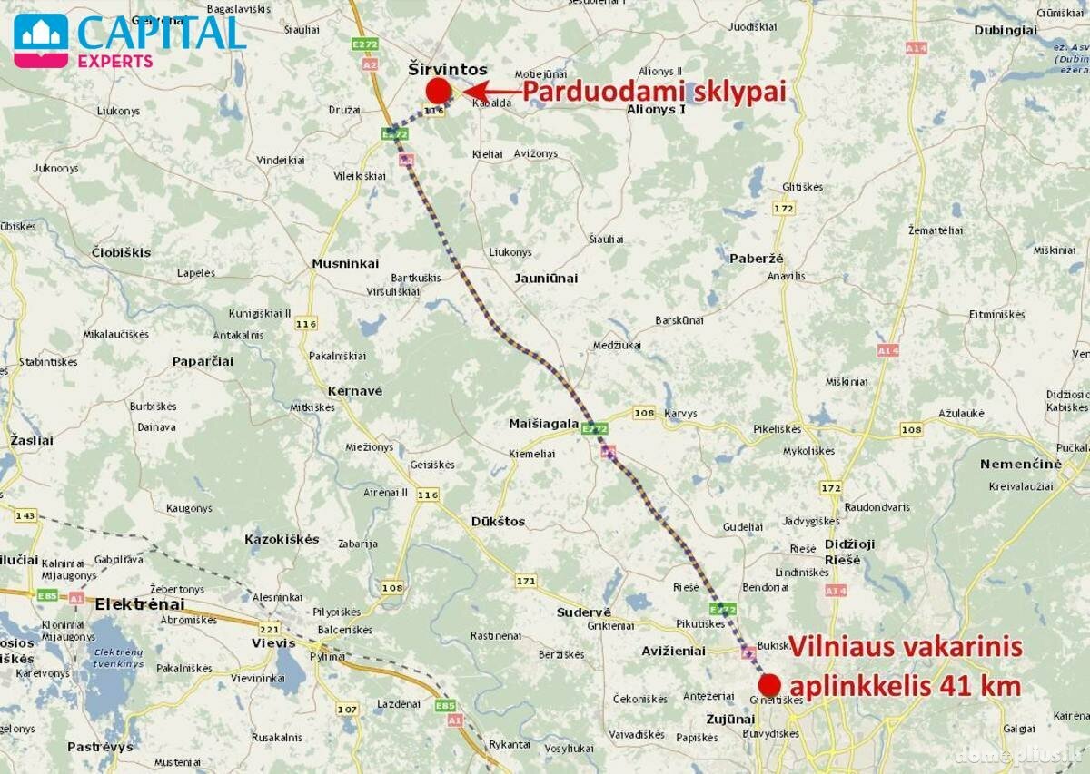 Parduodamas sklypas Širvintų rajono sav., Širvintėlėse