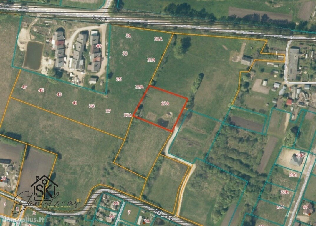 Parduodamas sklypas Šilutės rajono sav., Traksėdžiuose, Šilojų g.