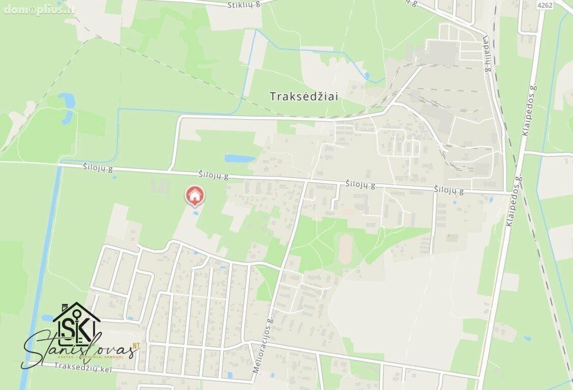 Parduodamas sklypas Šilutės rajono sav., Traksėdžiuose, Šilojų g.