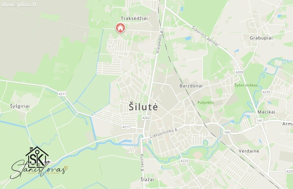 Parduodamas sklypas Šilutės rajono sav., Traksėdžiuose, Šilojų g.