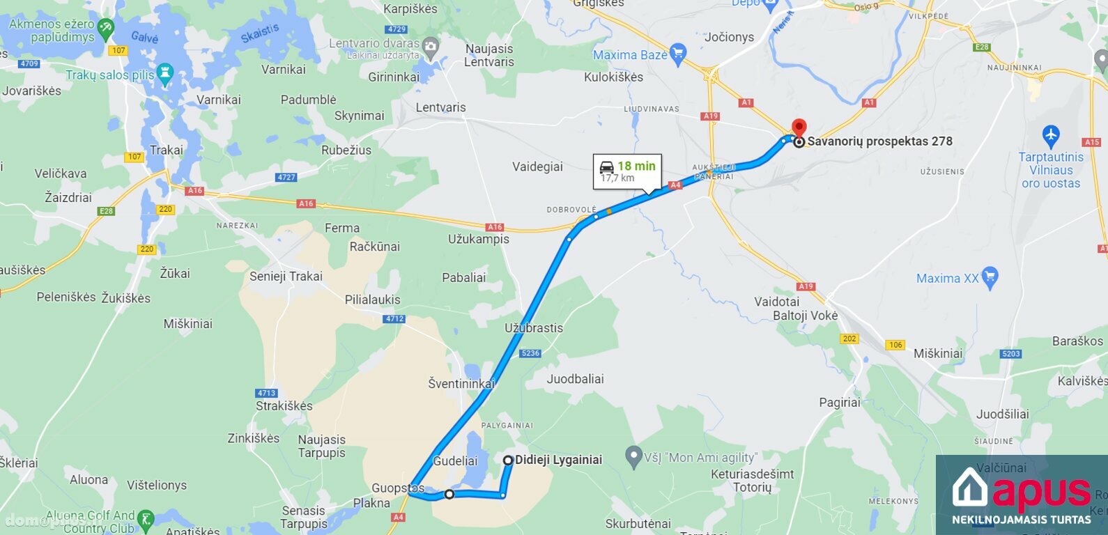 Parduodamas sklypas Vilniaus rajono sav., Didieji Lygainiai, Pakrempės g.