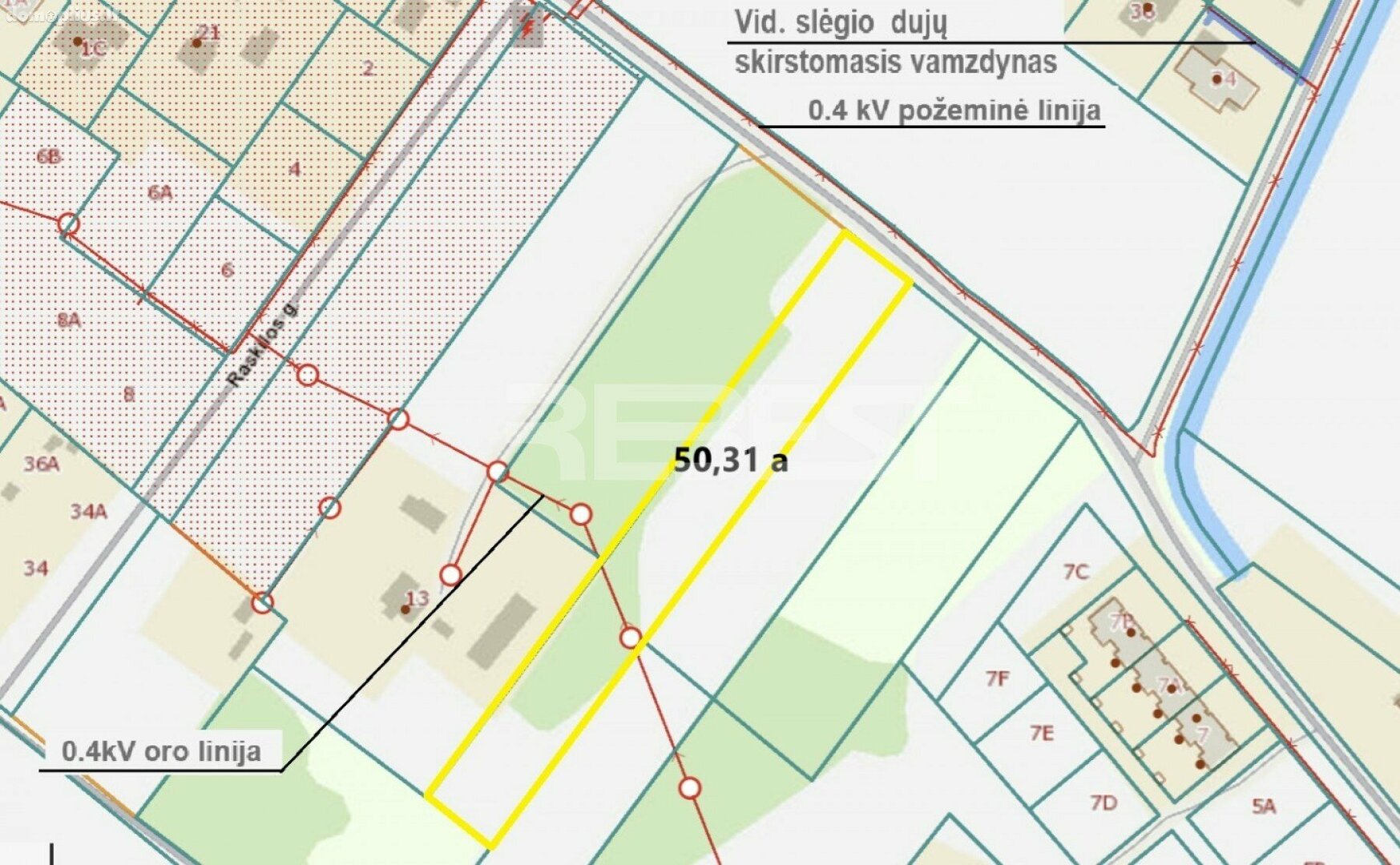 Parduodamas sklypas Šiaulių rajono sav., Dainos