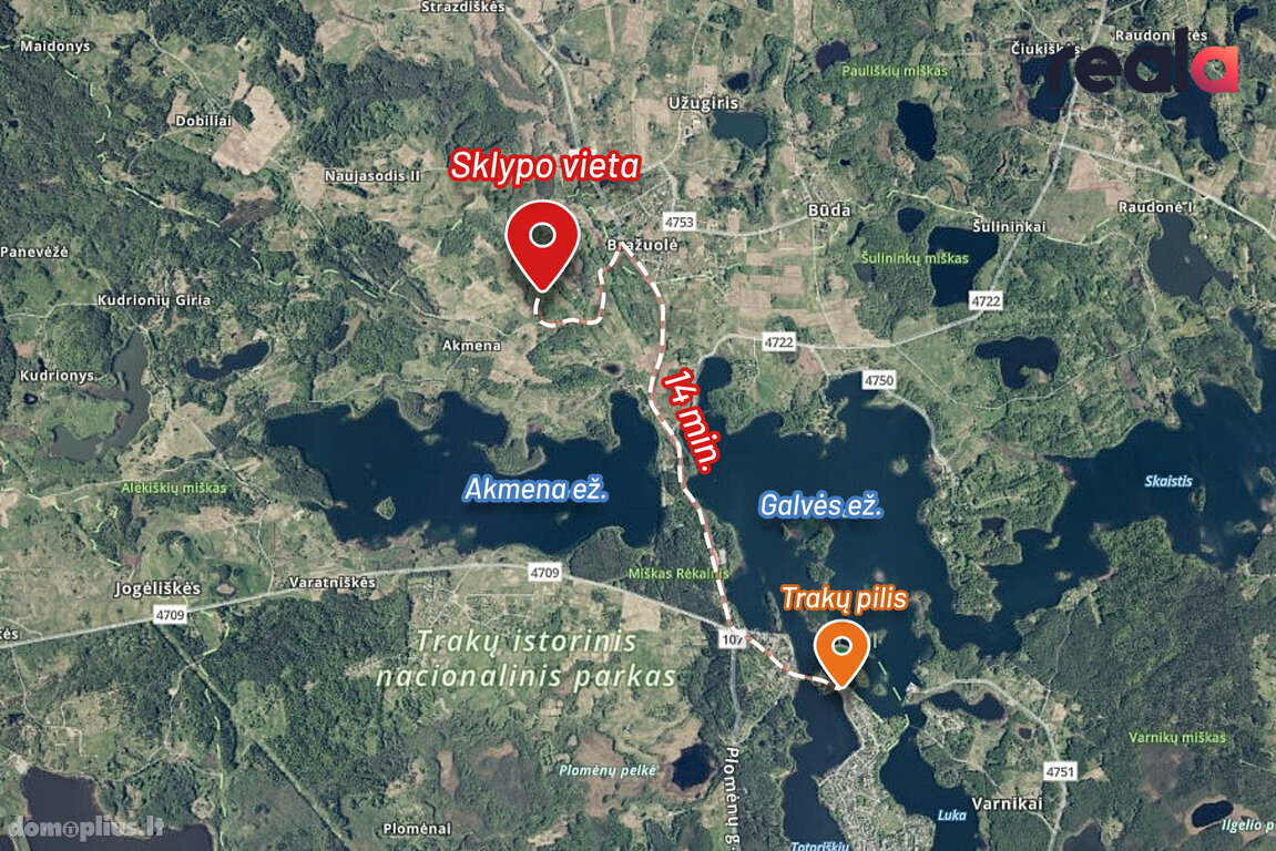 Участок Trakų rajono sav., Bražuolėje
