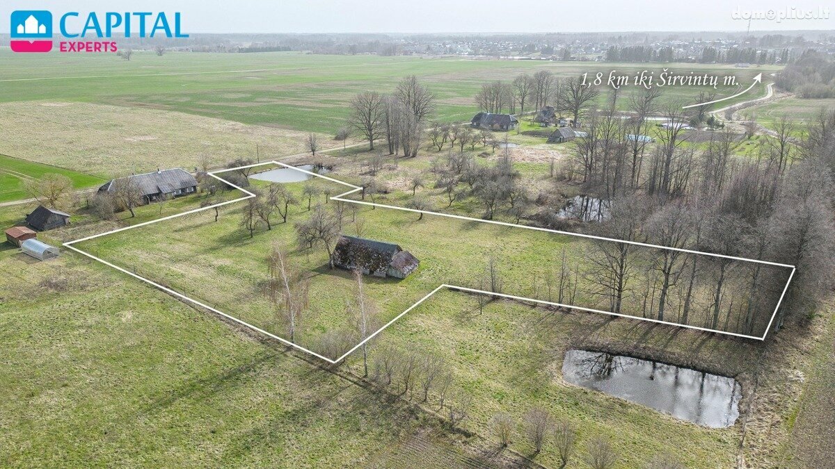 Parduodamas sklypas Širvintų rajono sav., Verbiliškiuose