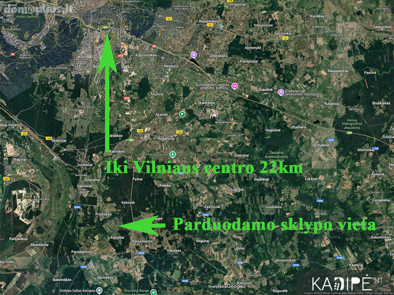 Parduodamas sklypas Vilniaus rajono sav., Klevų g.