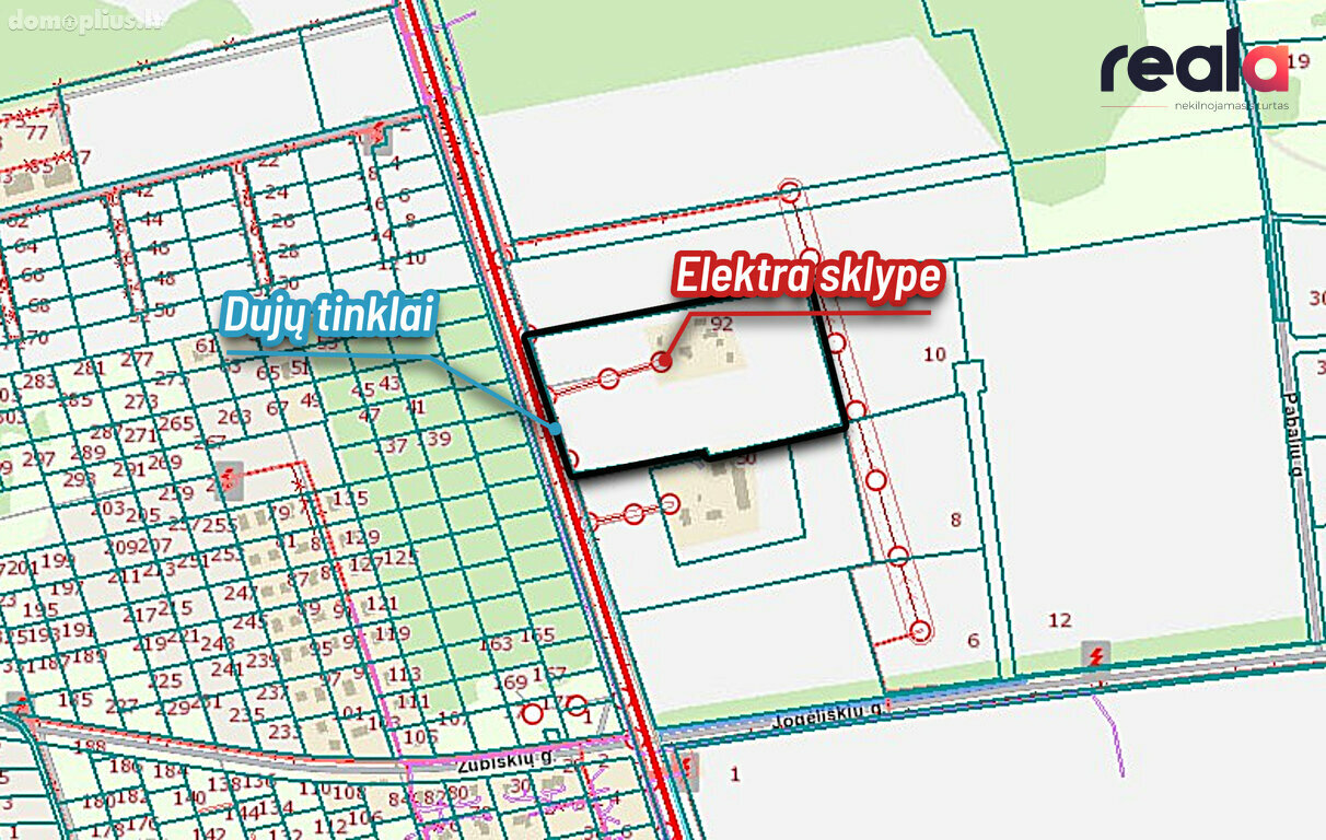 Участок Vilniuje, Paneriuose, Galvės g.