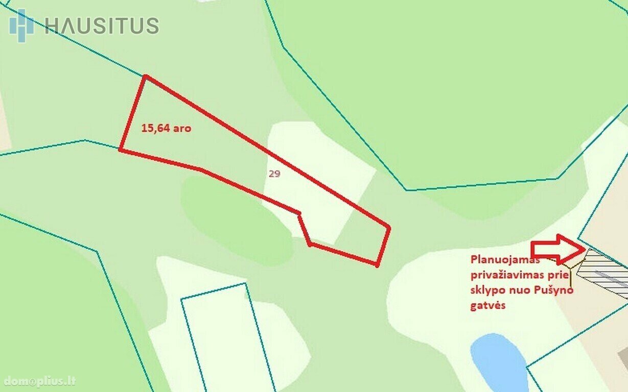 Parduodamas sklypas Anykščių rajono sav., Anykščiuose, Pušyno g.