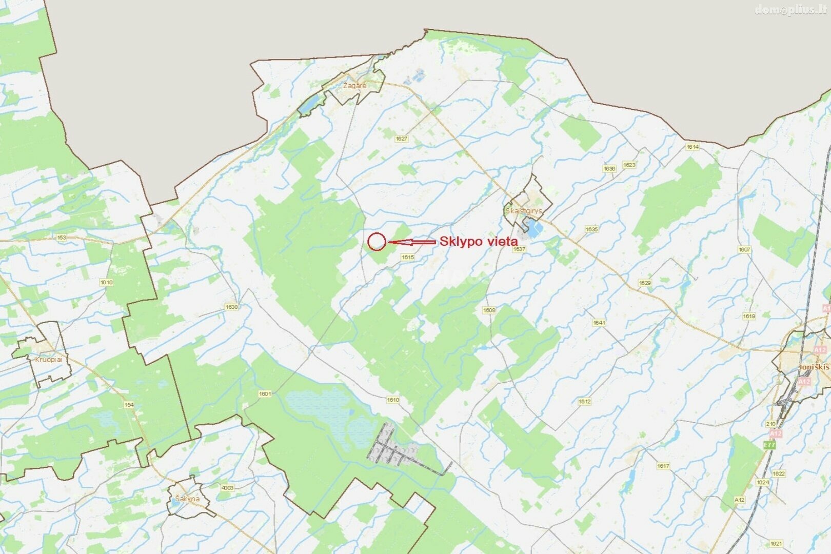 Parduodamas sklypas Joniškio rajono sav., Žadeikiuose