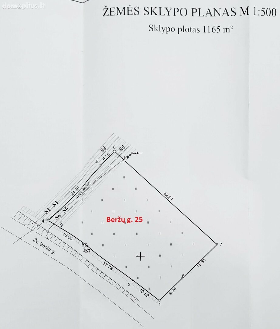 Parduodamas sklypas Vilniaus rajono sav., Pikeliškėse, Beržų g.