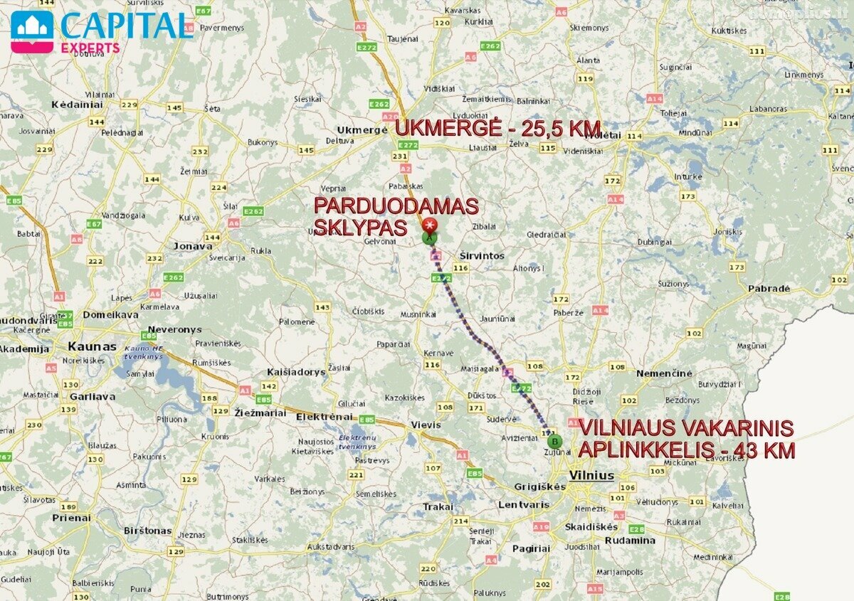 Parduodamas sklypas Širvintų rajono sav., Varanavoje