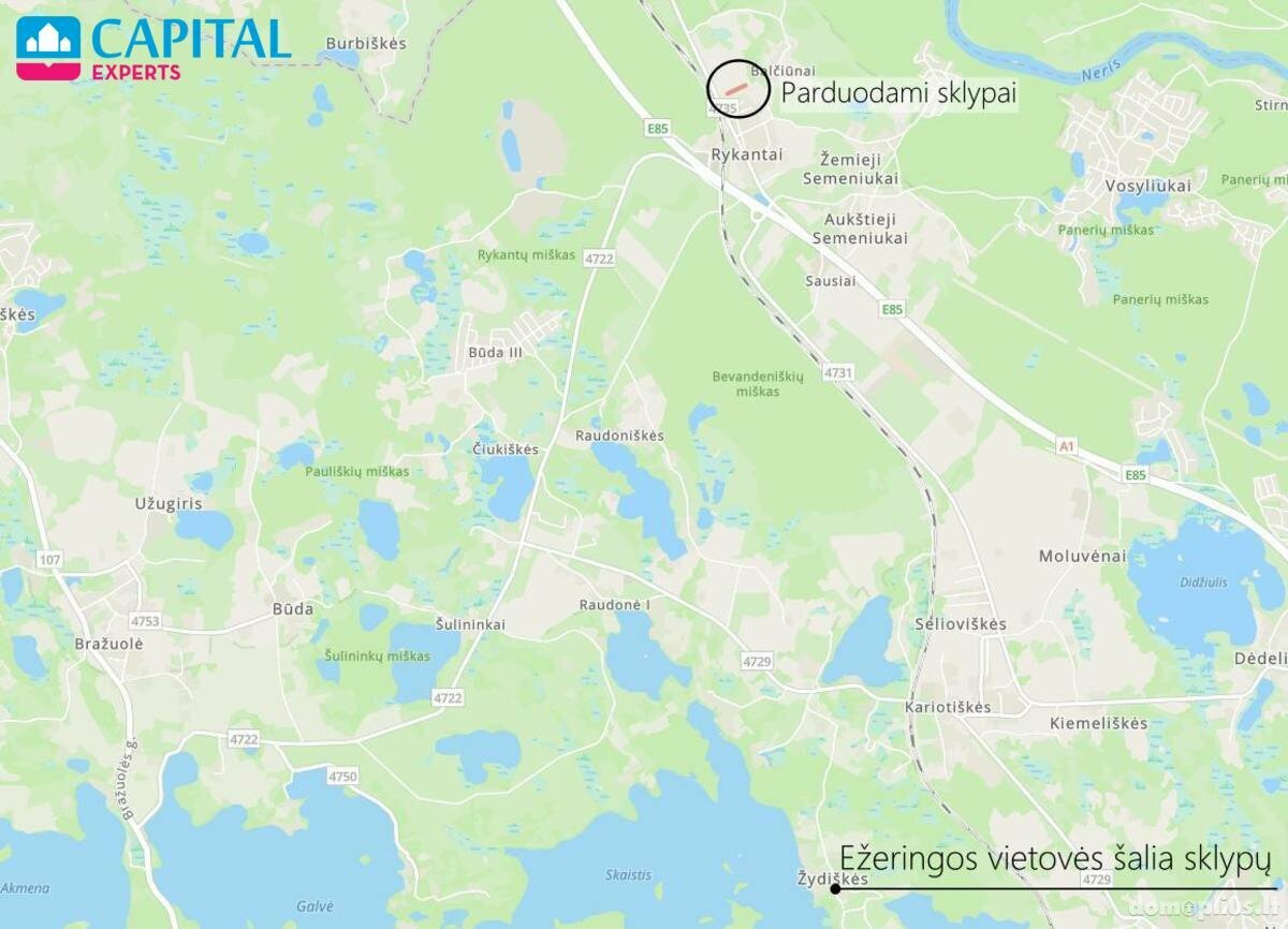 Land for sale Trakų rajono sav., Rykantuose