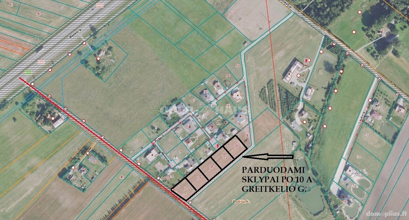 Parduodamas sklypas Šiaulių rajono sav., Bubiuose