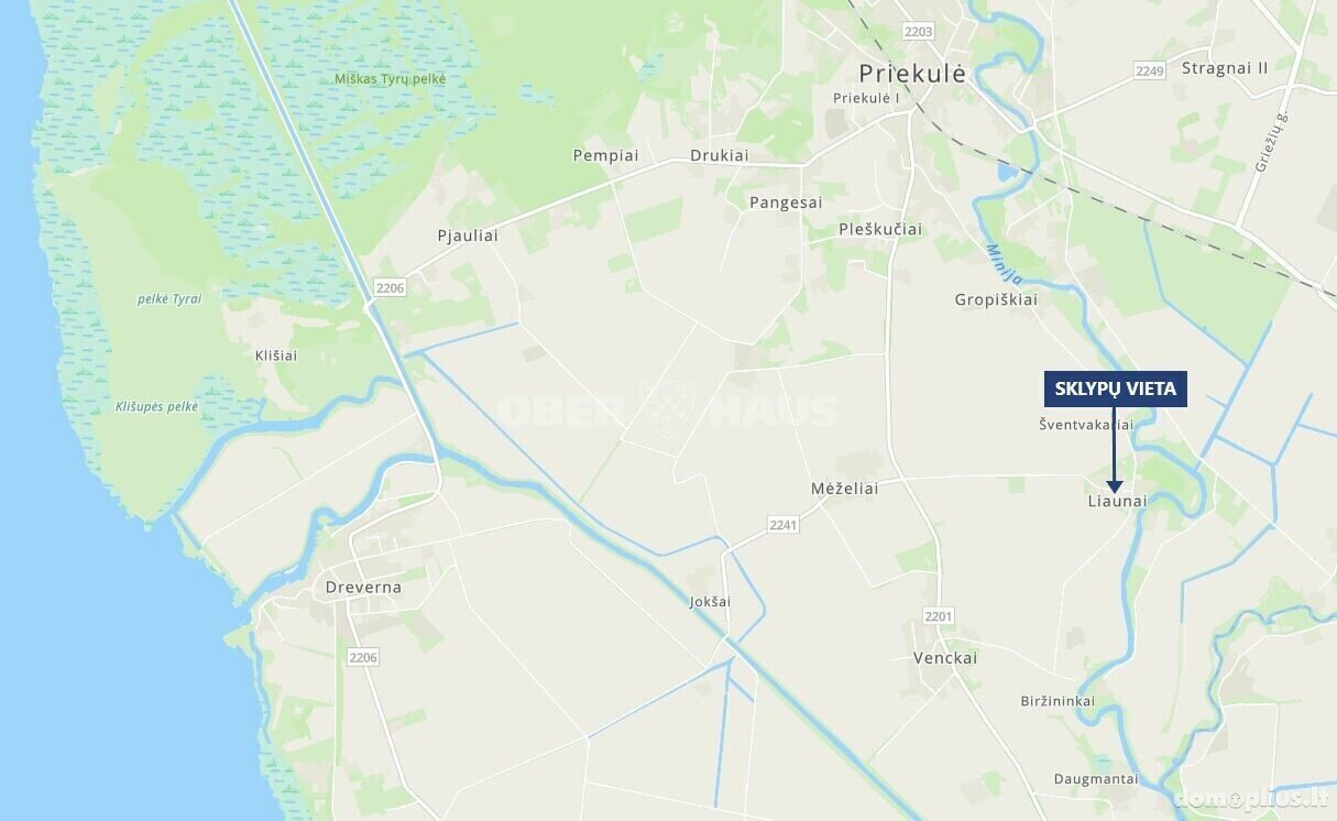 Parduodamas sklypas Klaipėdos rajono sav., Liaunuose
