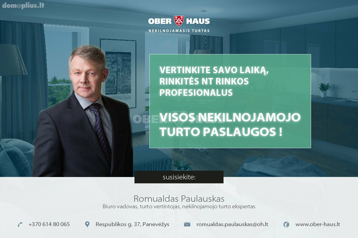 Parduodamas sklypas Panevėžyje, Centre