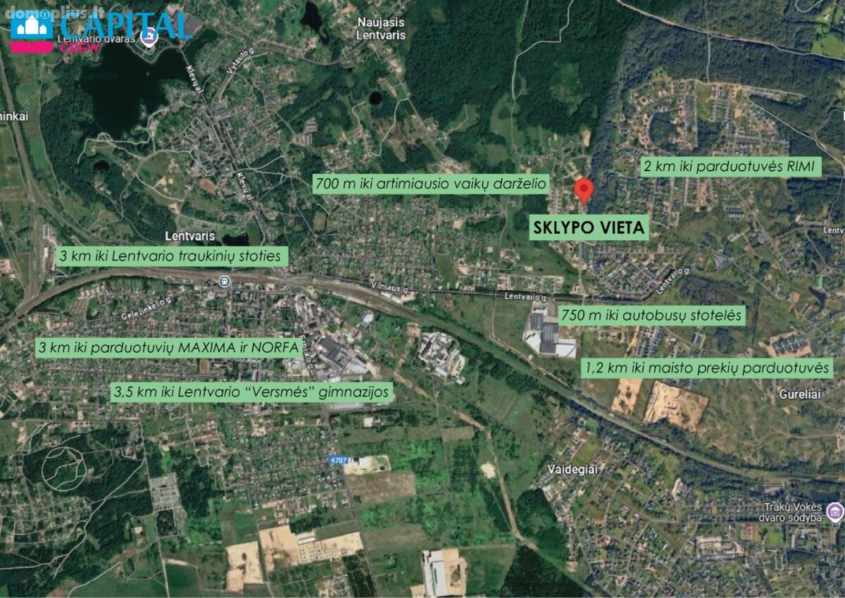 Parduodamas sklypas Vilniuje, Aukštieji Paneriai, Užutrakio g.
