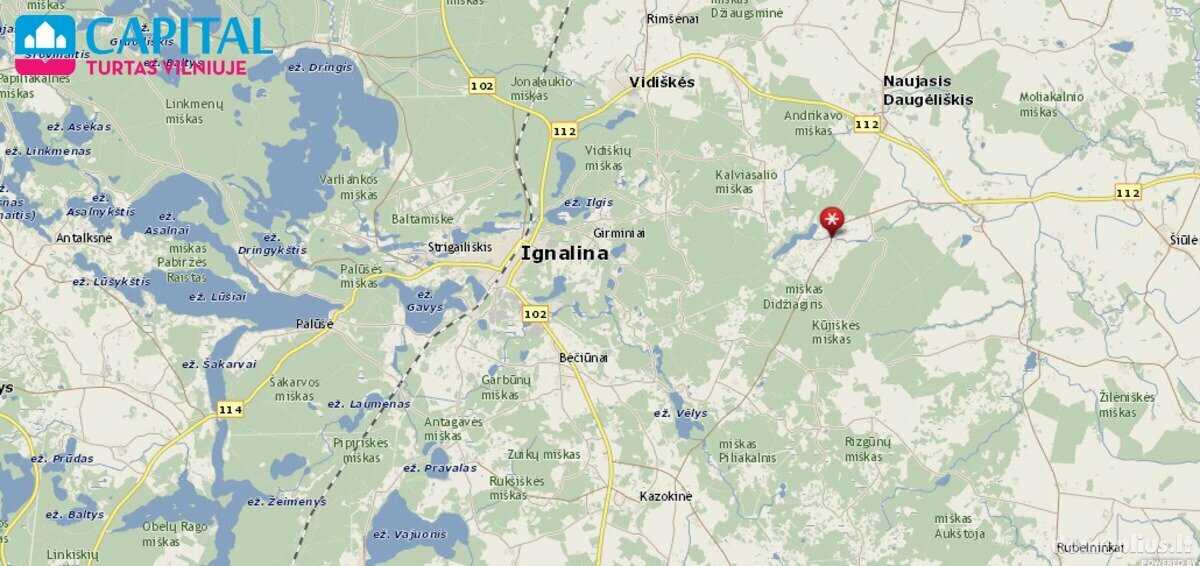 Parduodamas sklypas Ignalinos rajono sav., Senasis Daugėliškis