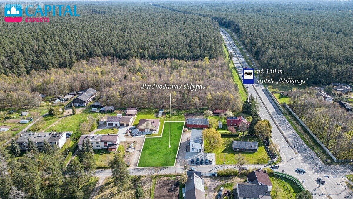 Parduodamas sklypas Vilniaus rajono sav., Miškonyse