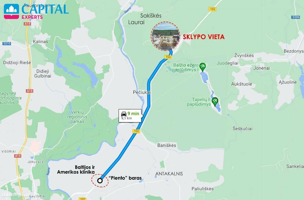 Parduodamas sklypas Vilniaus rajono sav., Miškonyse