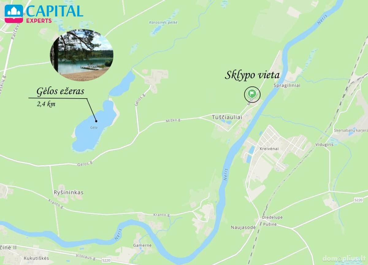 Land for sale Vilniaus rajono sav., Tuščiauliuose