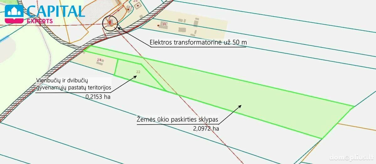 Parduodamas sklypas Trakų rajono sav., Bedugnėje