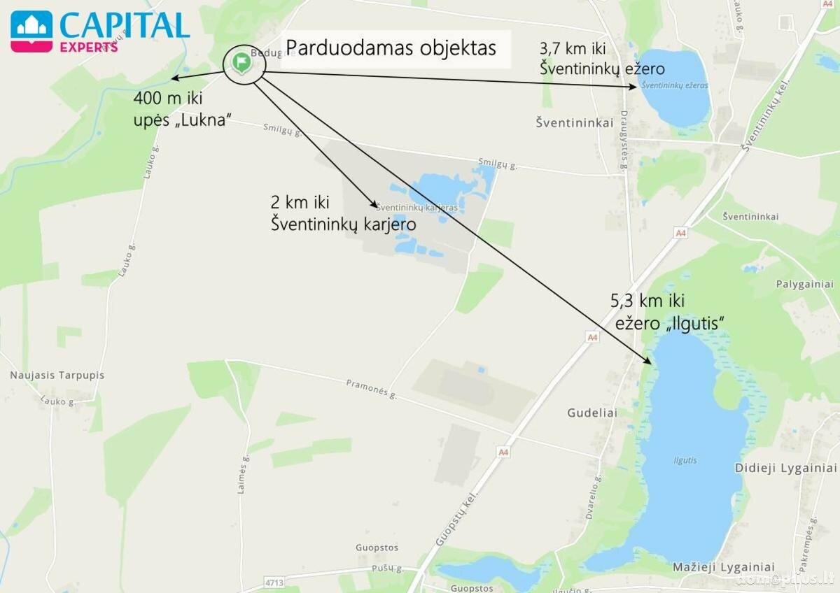 Parduodamas sklypas Trakų rajono sav., Bedugnėje
