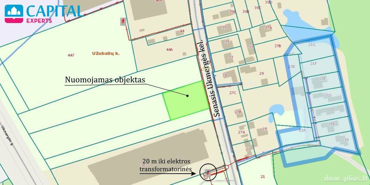 Land for rent Vilniaus rajono sav., Užubaliuose