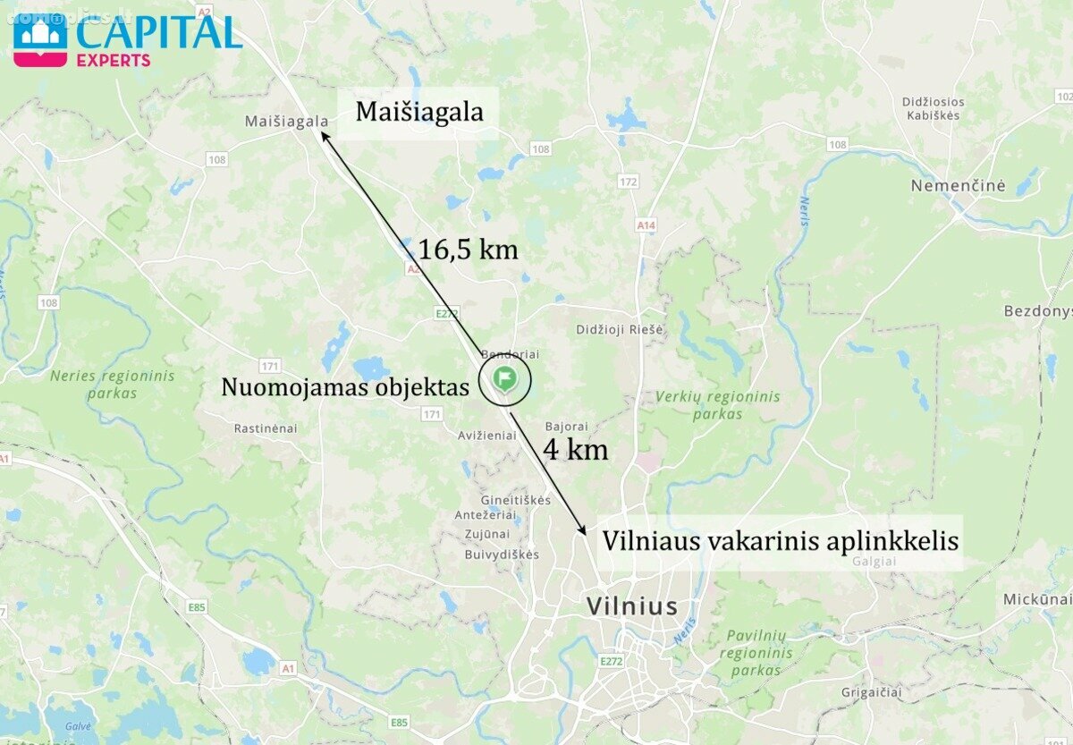 Land for rent Vilniaus rajono sav., Užubaliuose