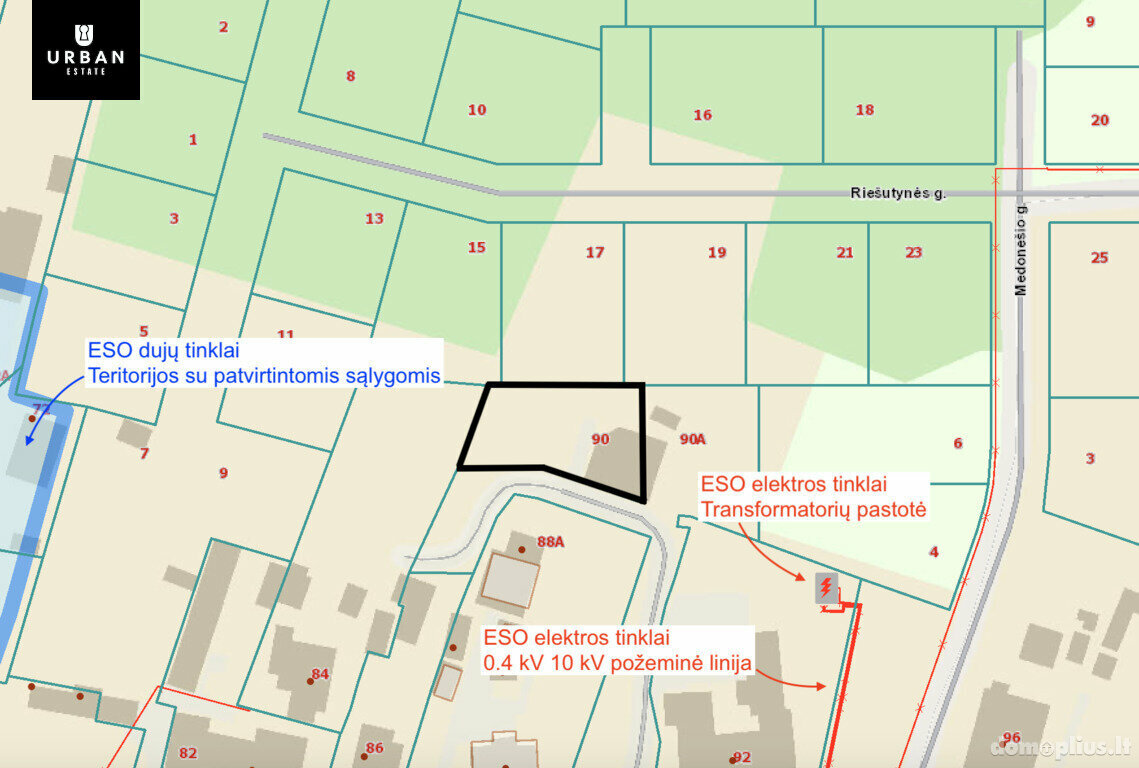 Parduodamas sklypas Vilniuje, Naujoji Vilnia, A. Kojelavičiaus g.
