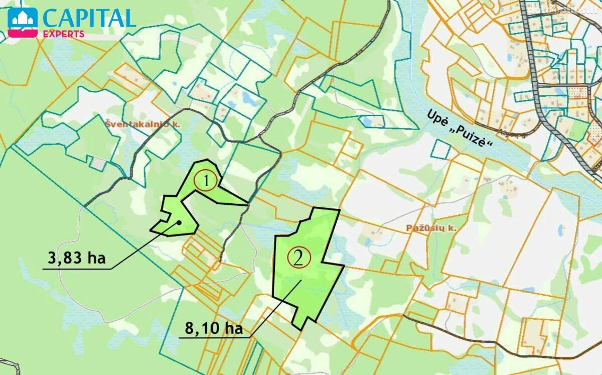 Land for sale Širvintų rajono sav., Šventakalnyje