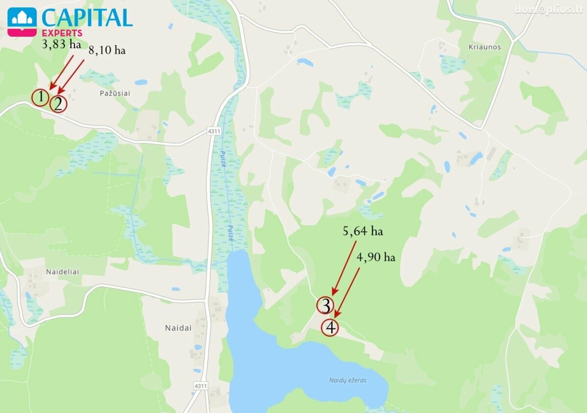 Land for sale Širvintų rajono sav., Šventakalnyje