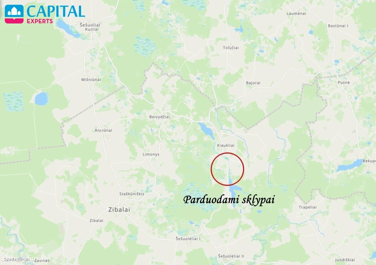 Land for sale Širvintų rajono sav., Šventakalnyje