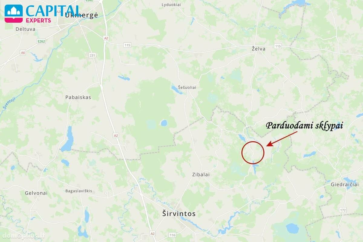 Land for sale Širvintų rajono sav., Šventakalnyje