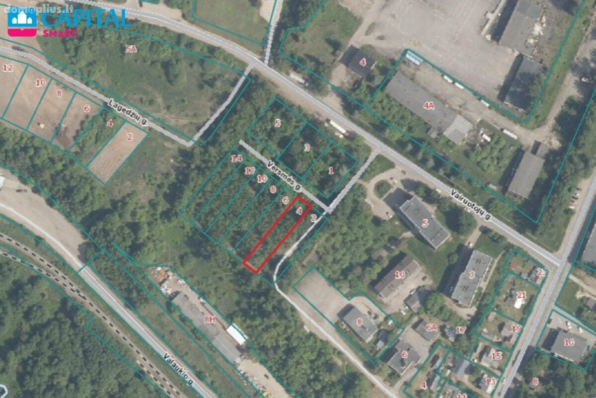 Parduodamas sklypas Anykščių rajono sav., Anykščiuose, Versmės g.