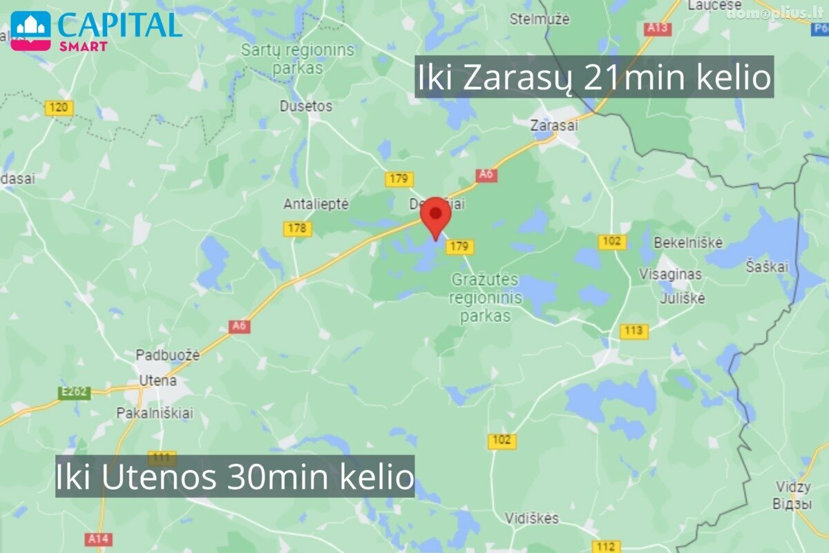 Parduodamas sklypas Zarasų rajono sav., Antalieptėje