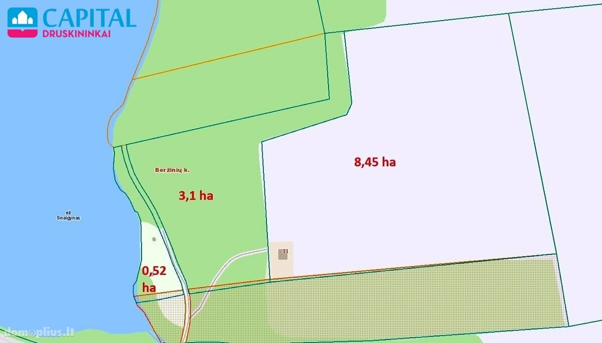 Parduodamas sklypas Lazdijų rajono sav., Beržiniuose