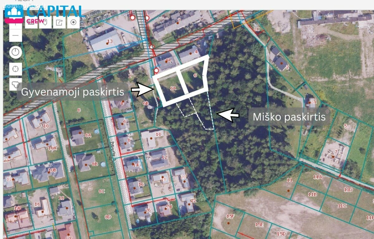 Parduodamas sklypas Vilniaus rajono sav., Avižieniuose, Perkūno g.