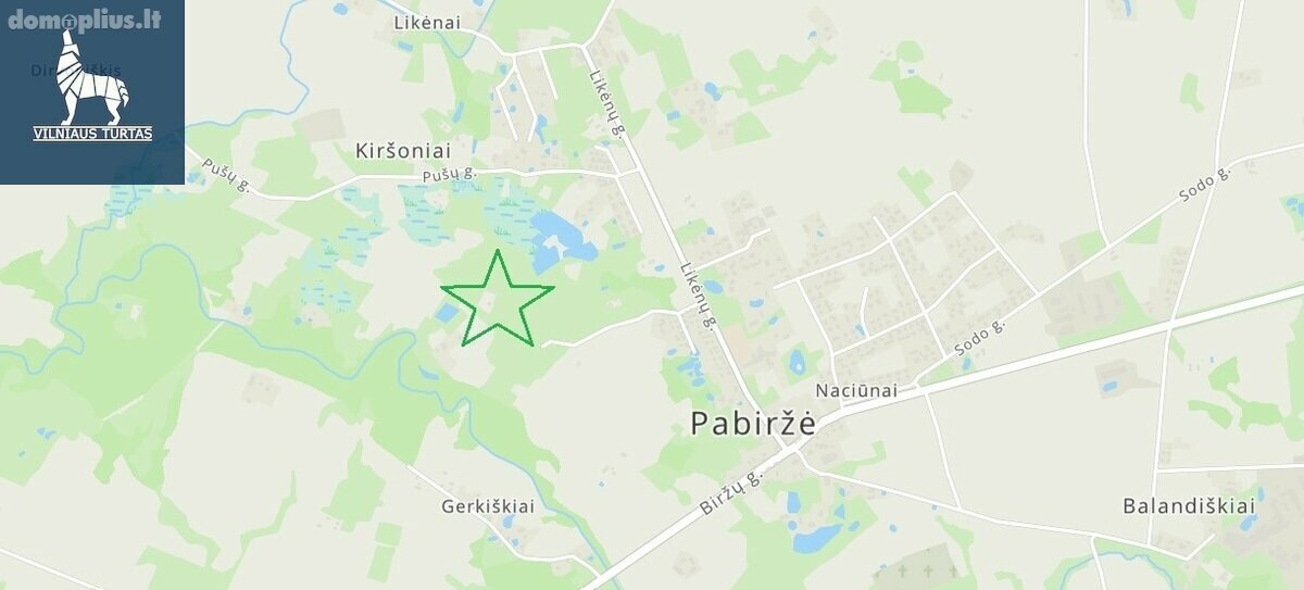 Участок Biržų rajono sav., Kiršoniuose, Kelmynės g.