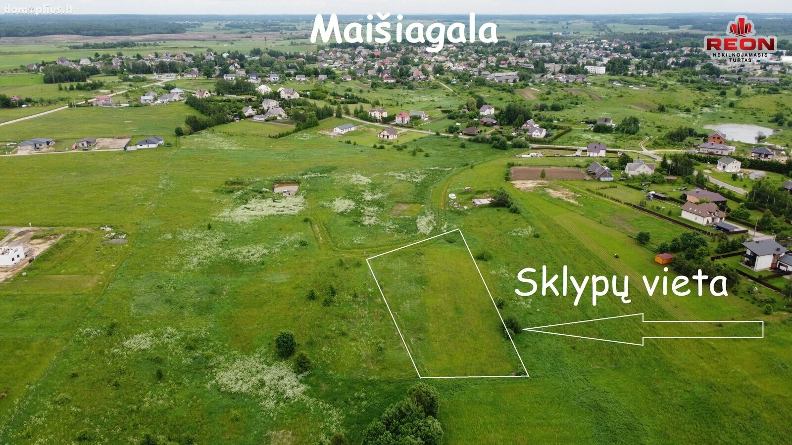 Parduodamas sklypas Vilniaus rajono sav., Maišiagaloje, Pievų g.