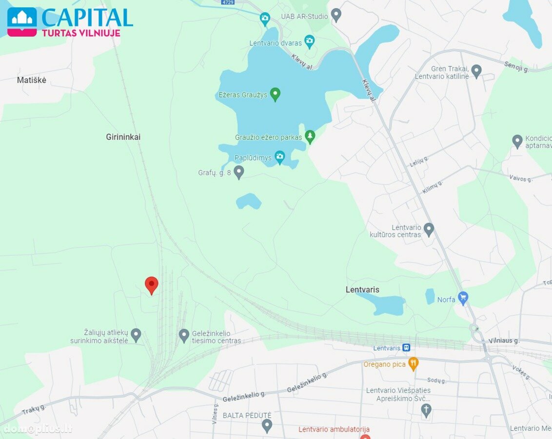 Land for sale Trakų rajono sav., Lentvaryje